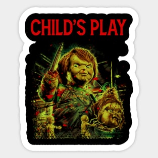 Chucky's Mischief Unleashed Child's Play Movie-Inspired Tee Sticker